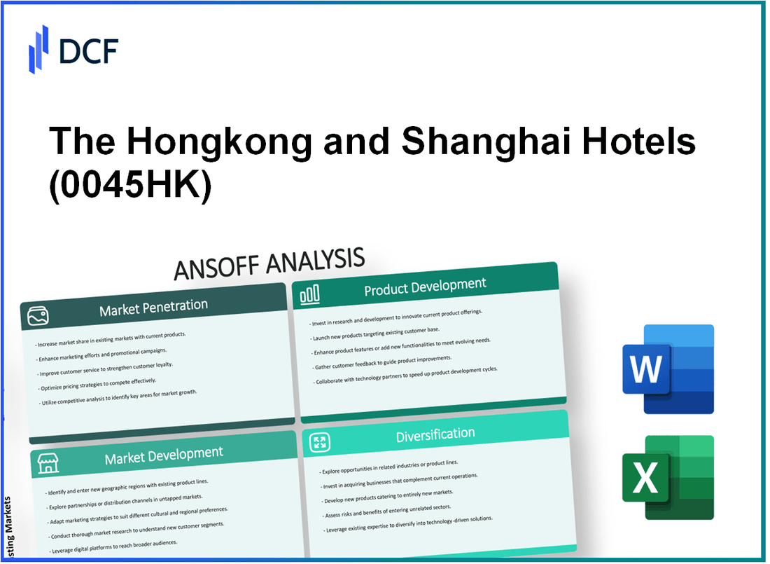 The Hongkong and Shanghai Hotels, Limited (0045.HK): Ansoff Matrix