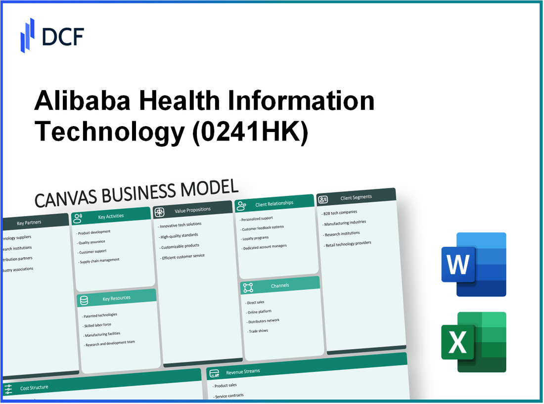 Alibaba Health Information Technology Limited (0241.HK): Canvas Business Model