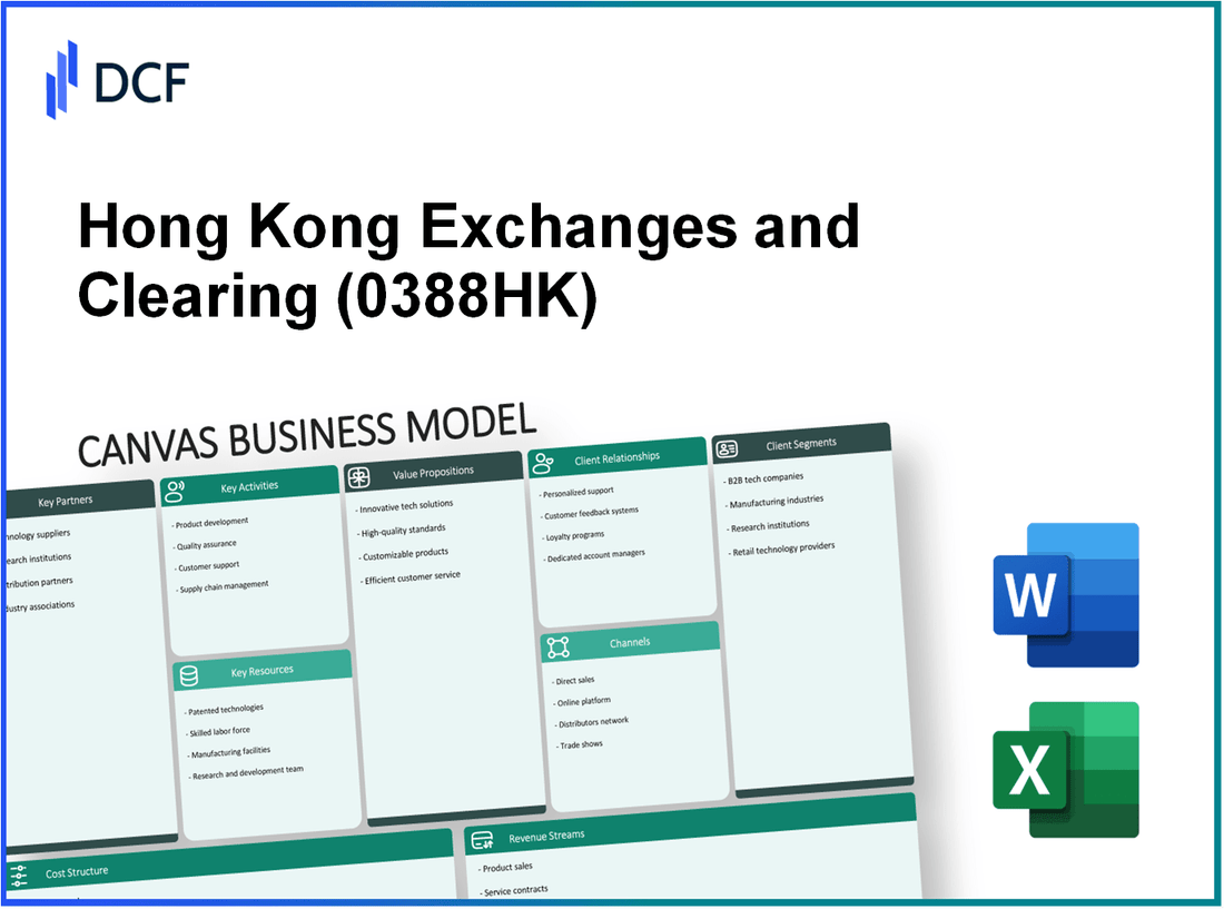 Hong Kong Exchanges and Clearing Limited (0388.HK): Canvas Business Model