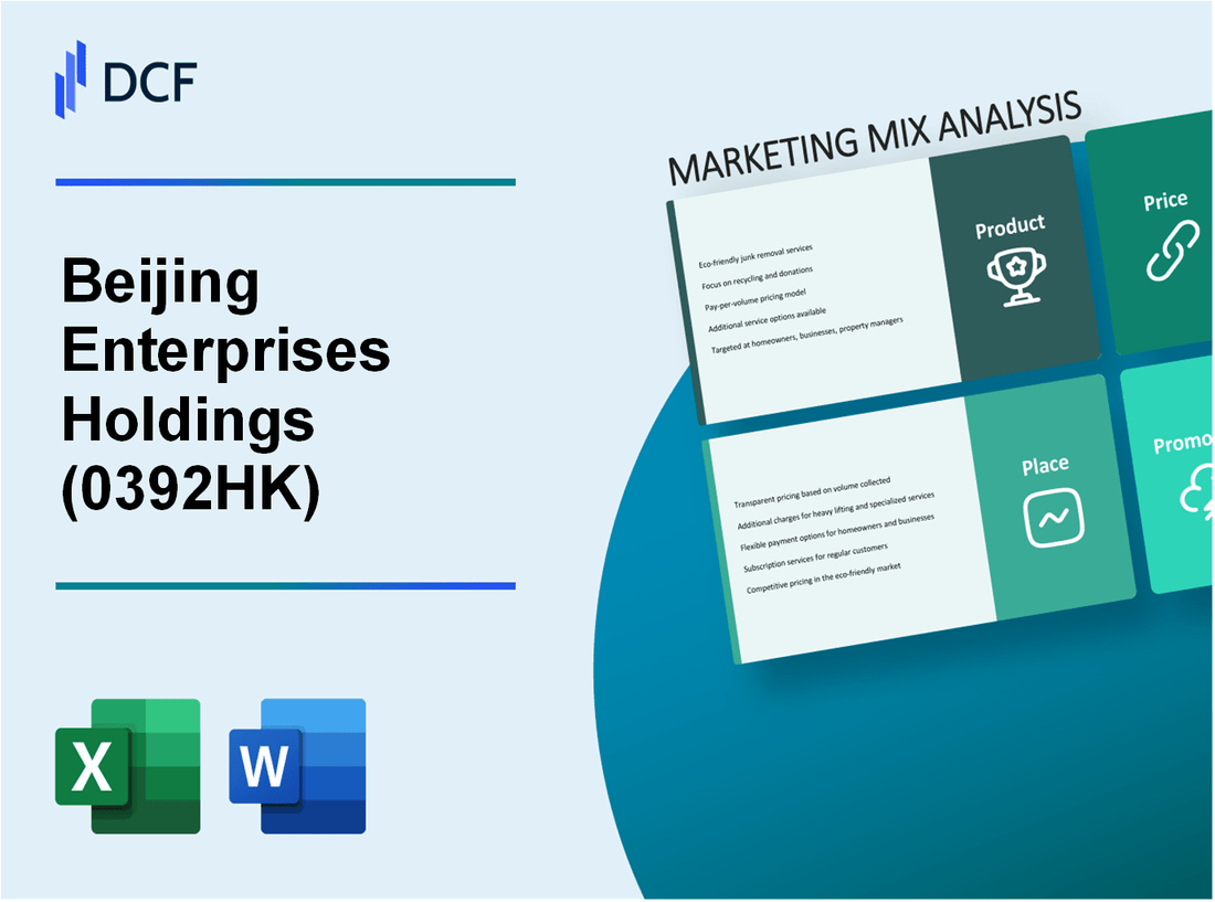 Beijing Enterprises Holdings Limited (0392.HK): Marketing Mix Analysis