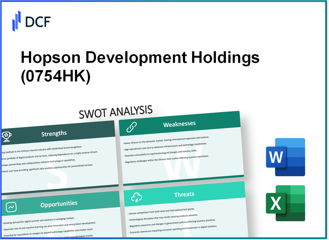 Hopson Development Holdings Limited (0754.HK): SWOT Analysis