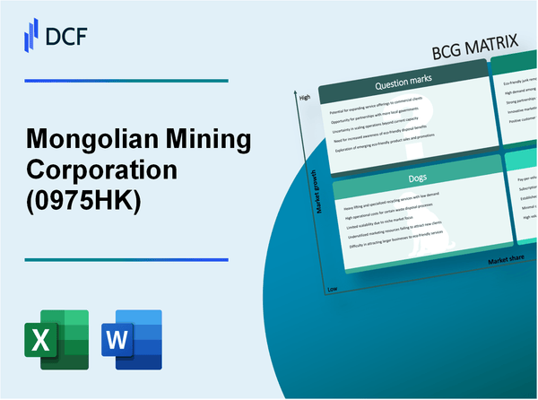 Mongolian Mining Corporation (0975.HK): BCG Matrix