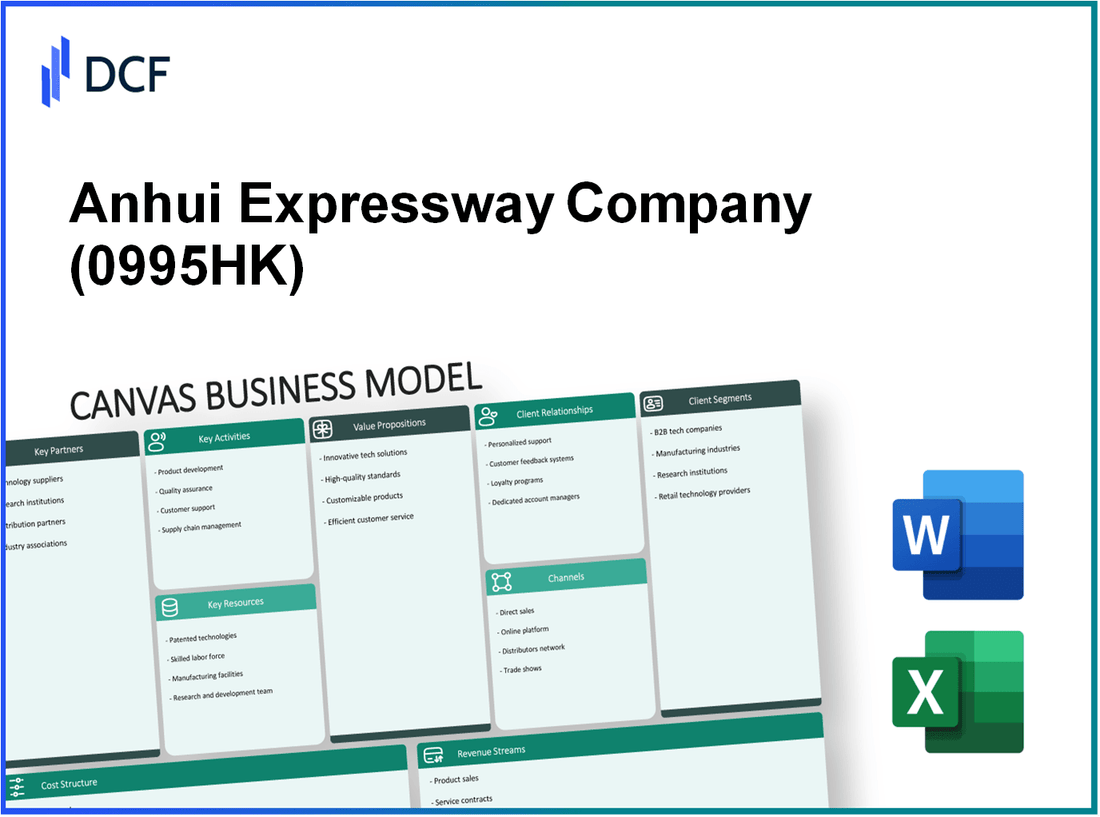 Anhui Expressway Company Limited (0995.HK): Canvas Business Model