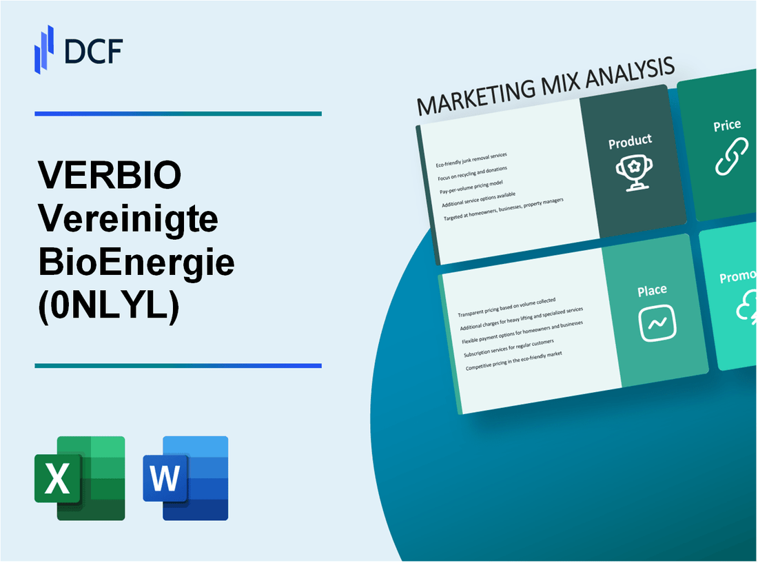 VERBIO Vereinigte BioEnergie AG (0NLY.L): Marketing Mix Analysis