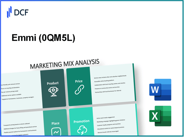 Emmi AG (0QM5.L): Marketing Mix Analysis