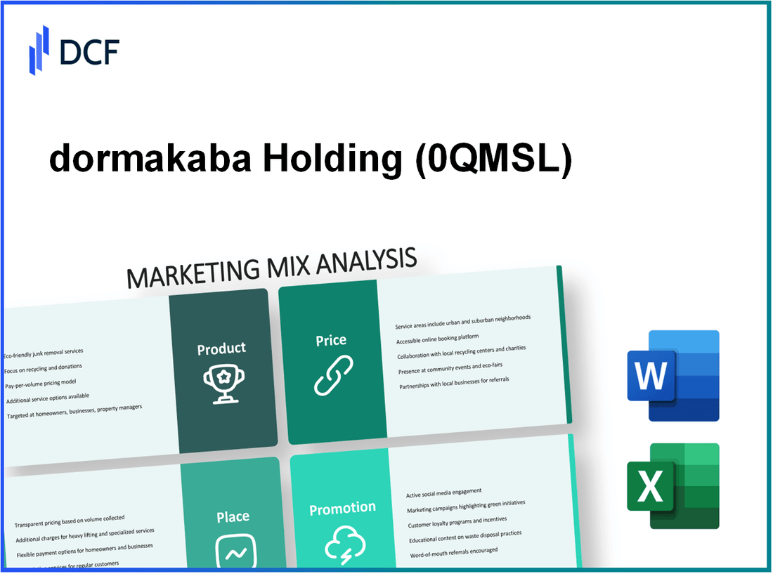 dormakaba Holding AG (0QMS.L): Marketing Mix Analysis