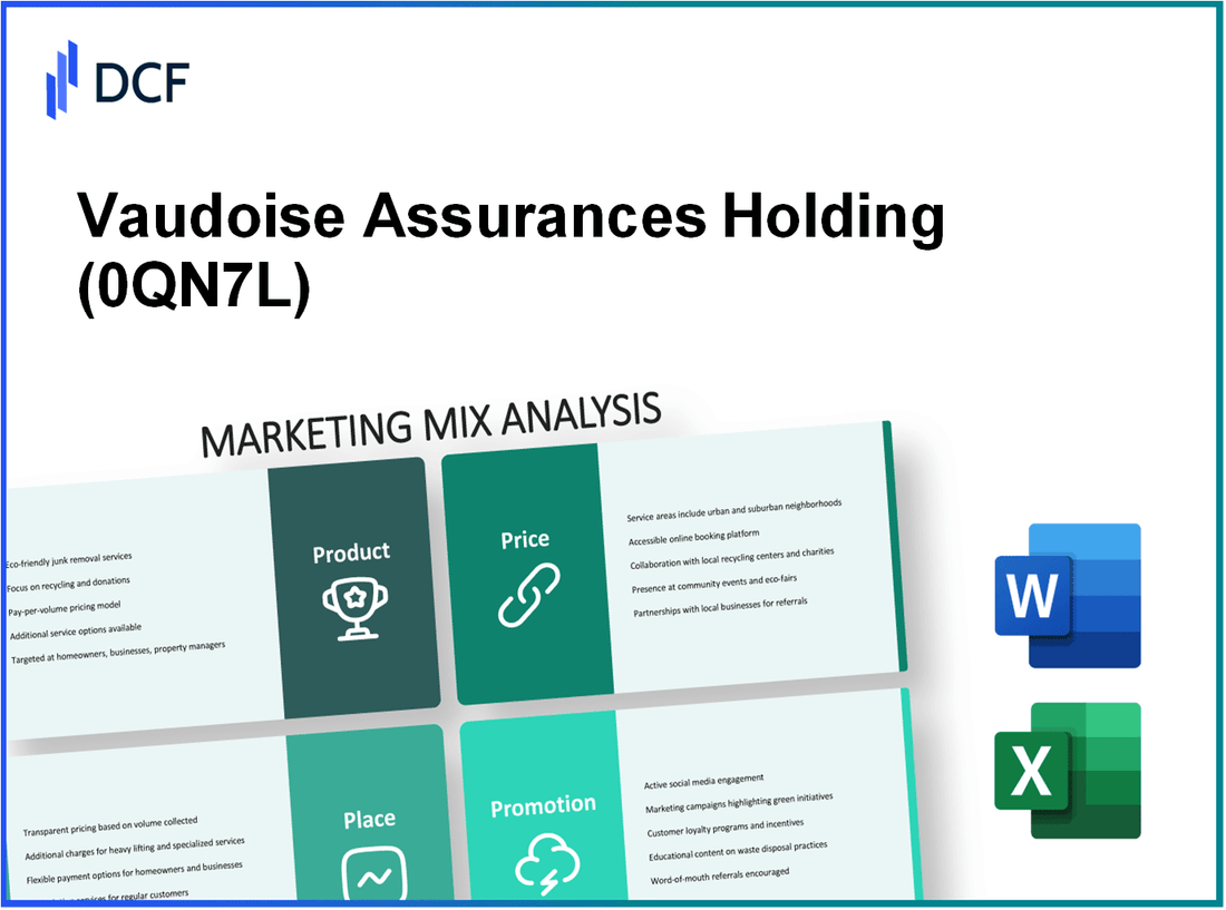 Vaudoise Assurances Holding SA (0QN7.L): Marketing Mix Analysis