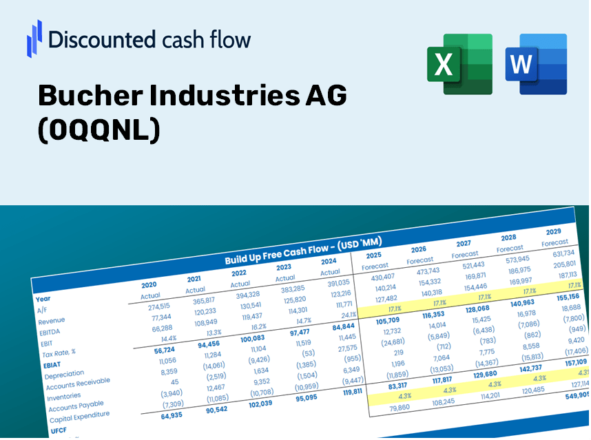 Bucher Industries AG (0QQNL) DCF Valuation