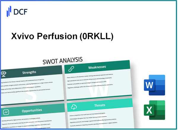 Xvivo Perfusion AB (0RKL.L): SWOT Analysis
