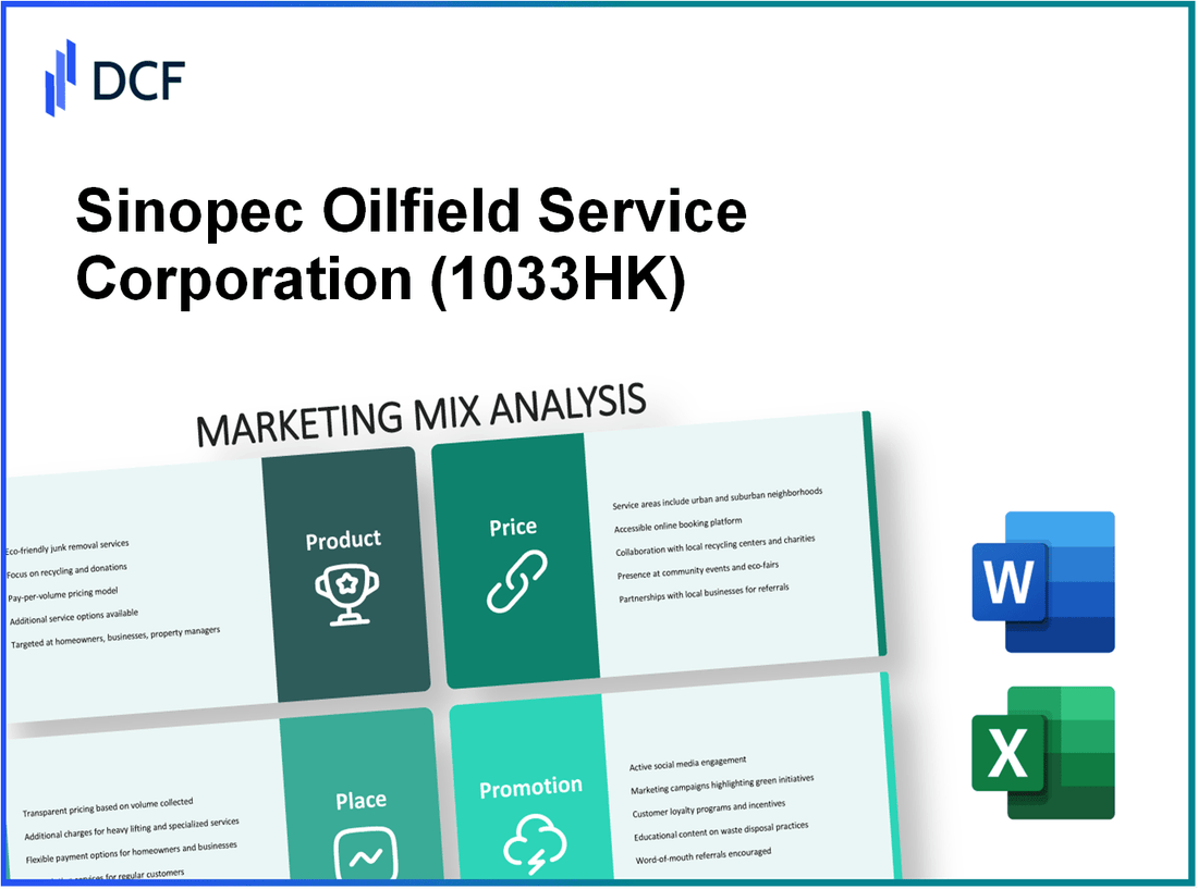 Sinopec Oilfield Service Corporation (1033.HK): Marketing Mix Analysis