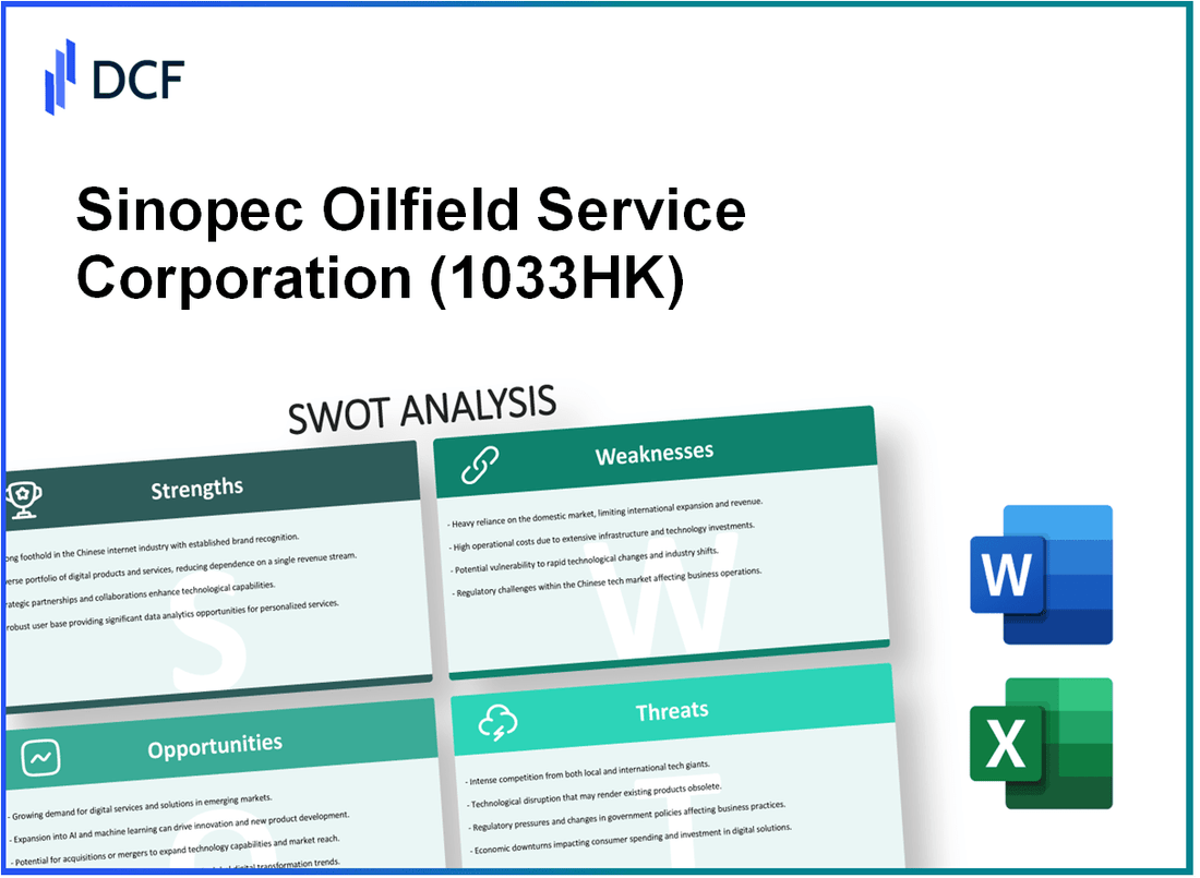 Sinopec Oilfield Service Corporation (1033.HK): SWOT Analysis