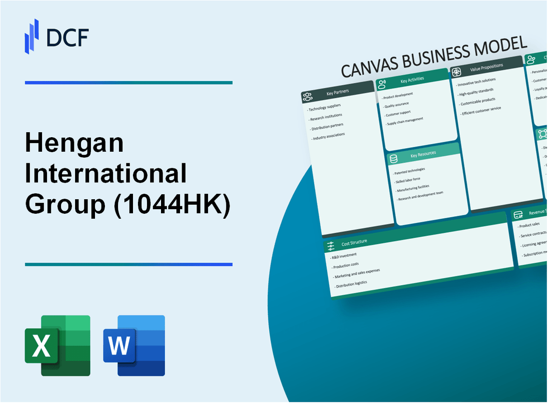 Hengan International Group Company Limited (1044.HK): Canvas Business Model