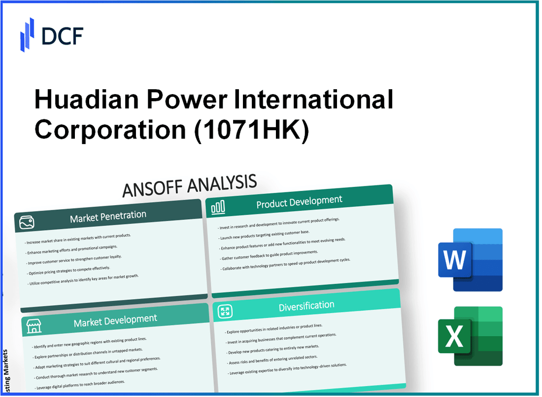 Huadian Power International Corporation Limited (1071.HK): Ansoff Matrix