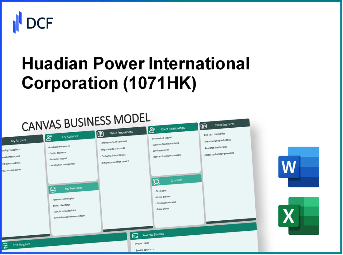 Huadian Power International Corporation Limited (1071.HK): Canvas Business Model