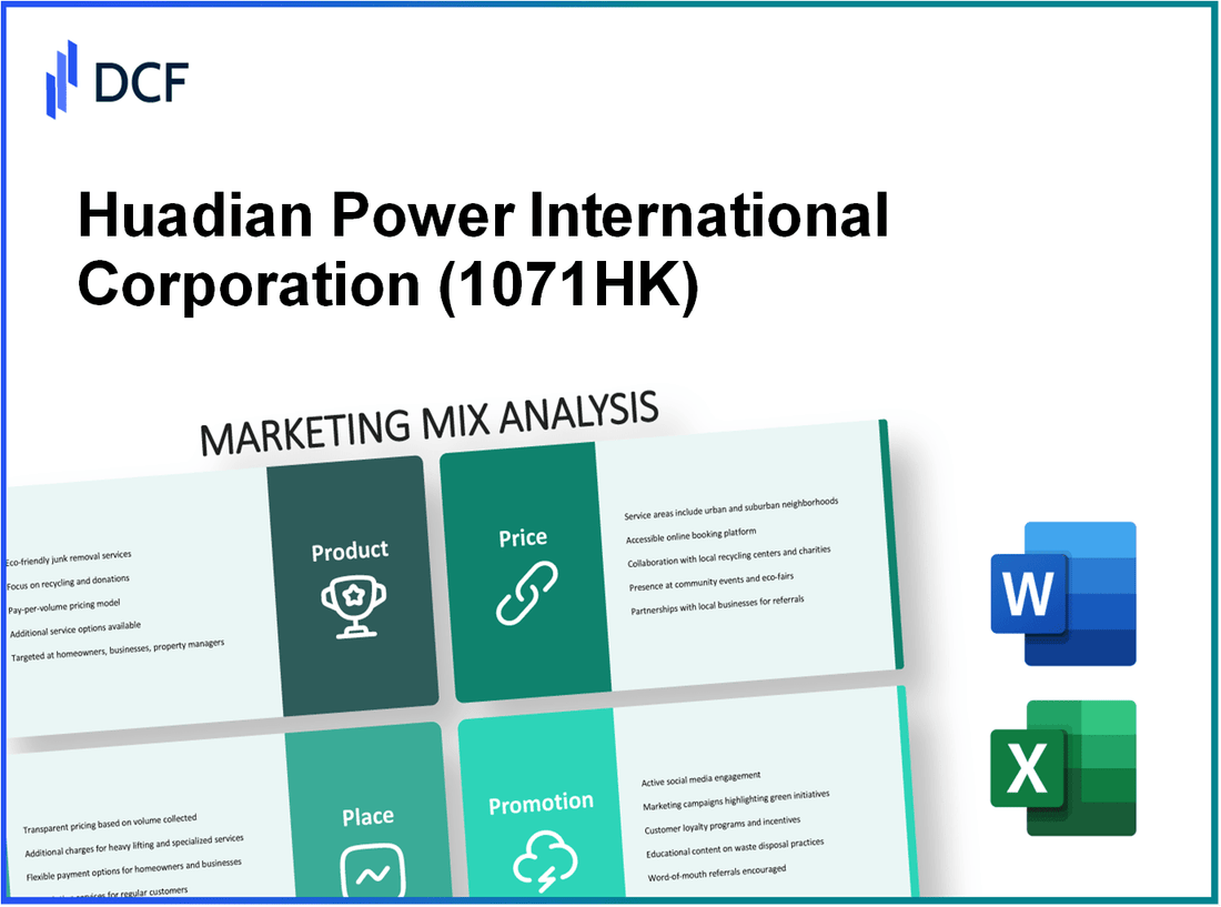 Huadian Power International Corporation Limited (1071.HK): Marketing Mix Analysis