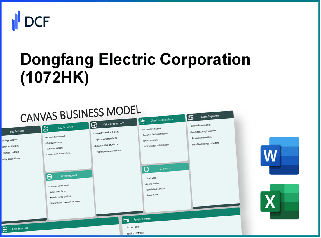 Dongfang Electric Corporation Limited (1072.HK): Canvas Business Model