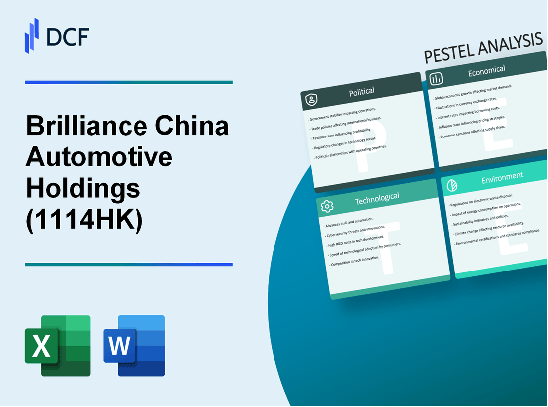 Brilliance China Automotive Holdings Limited (1114.HK): PESTEL Analysis