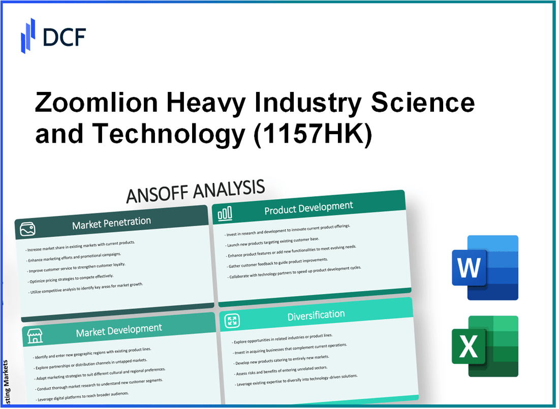 Zoomlion Heavy Industry Science and Technology Co., Ltd. (1157.HK): Ansoff Matrix