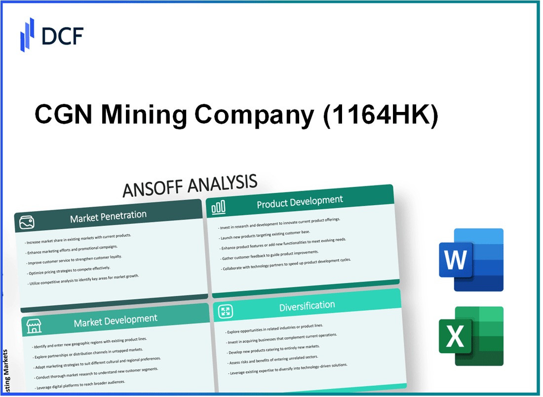 CGN Mining Company Limited (1164.HK): Ansoff Matrix