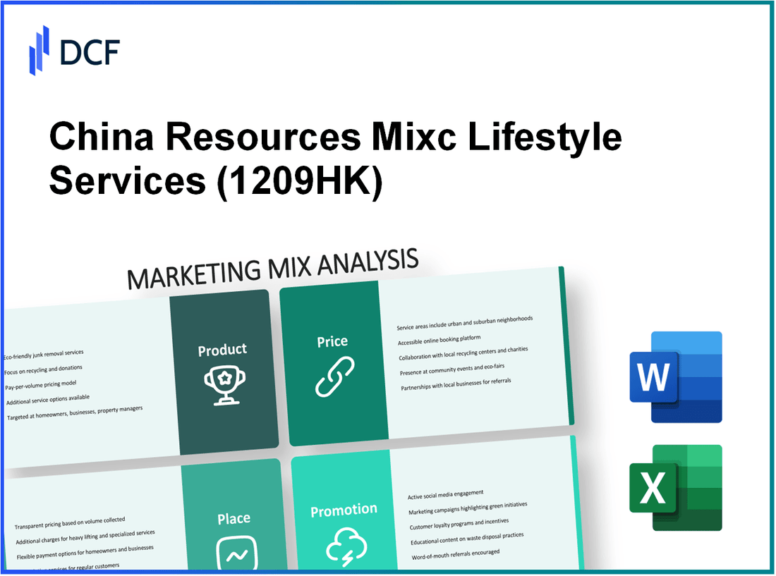 China Resources Mixc Lifestyle Services Limited (1209.HK): Marketing Mix Analysis