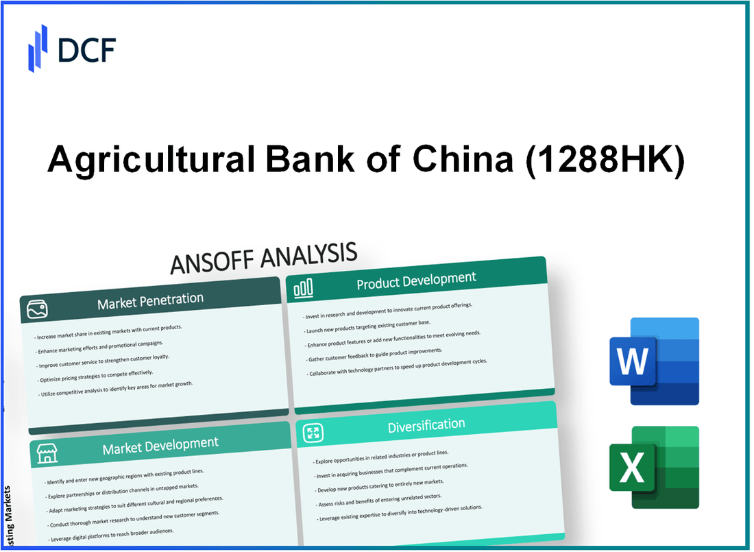 Agricultural Bank of China Limited (1288.HK): Ansoff Matrix