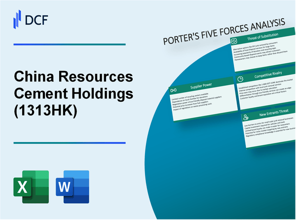 China Resources Cement Holdings (1313.HK): Porter's 5 Forces Analysis