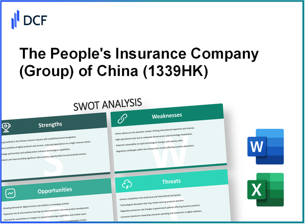 The People's Insurance Company of China Limited (1339.HK): SWOT Analysis
