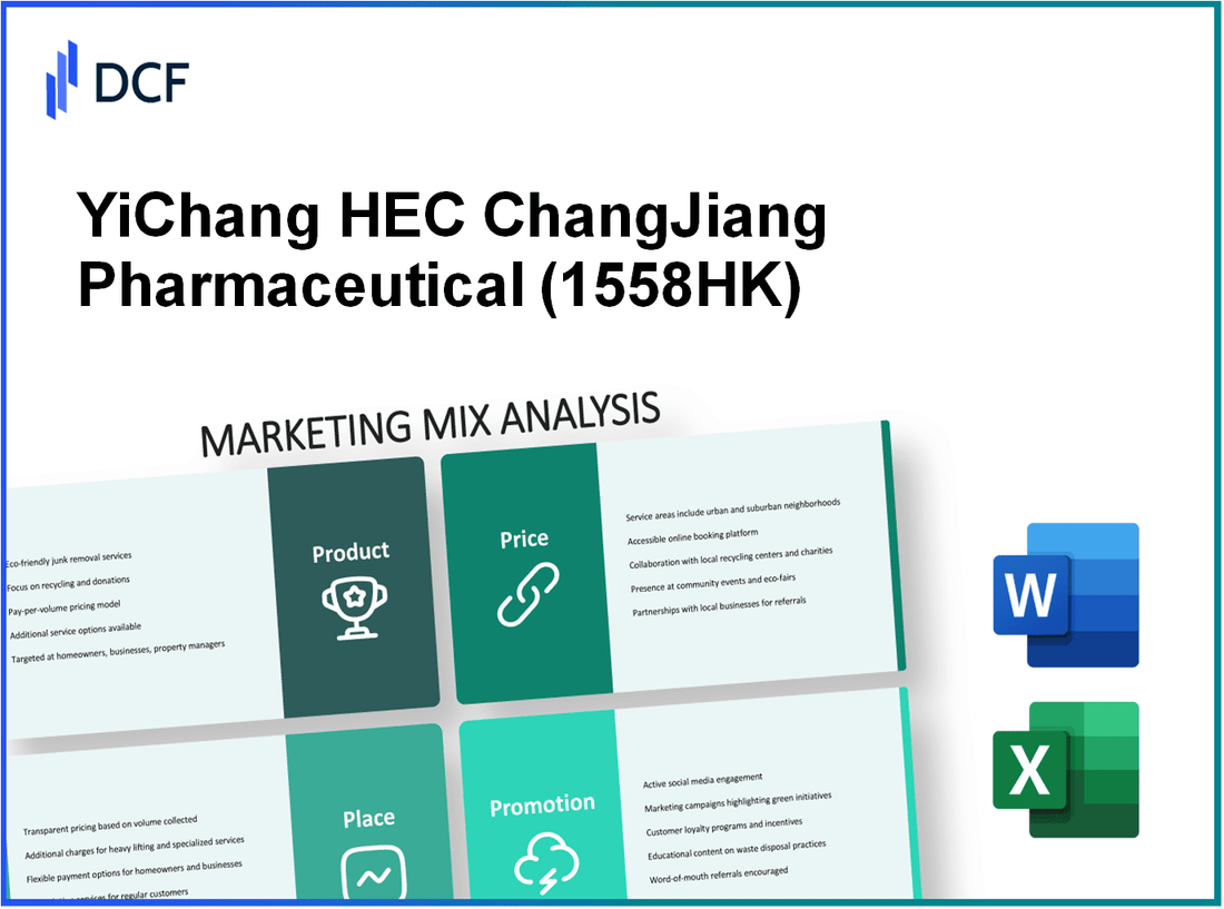 YiChang HEC ChangJiang Pharmaceutical Co., Ltd. (1558.HK): Marketing Mix Analysis