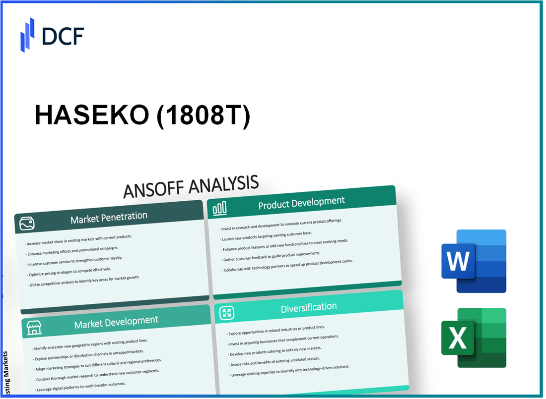 HASEKO Corporation (1808.T): Ansoff Matrix