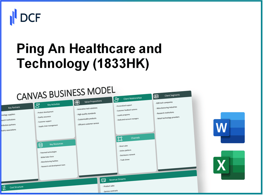 Ping An Healthcare and Technology Company Limited (1833.HK): Canvas Business Model