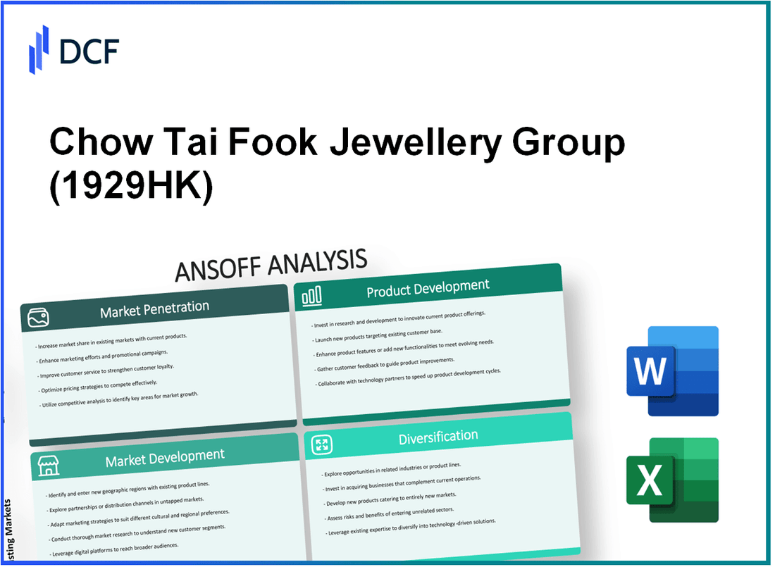 Chow Tai Fook Jewellery Group Limited (1929.HK): Ansoff Matrix