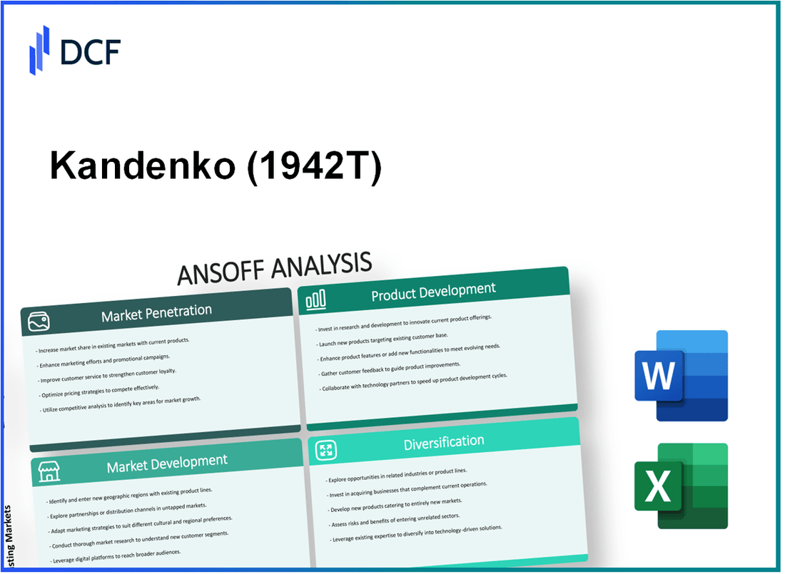 Kandenko Co.,Ltd. (1942.T): Ansoff Matrix