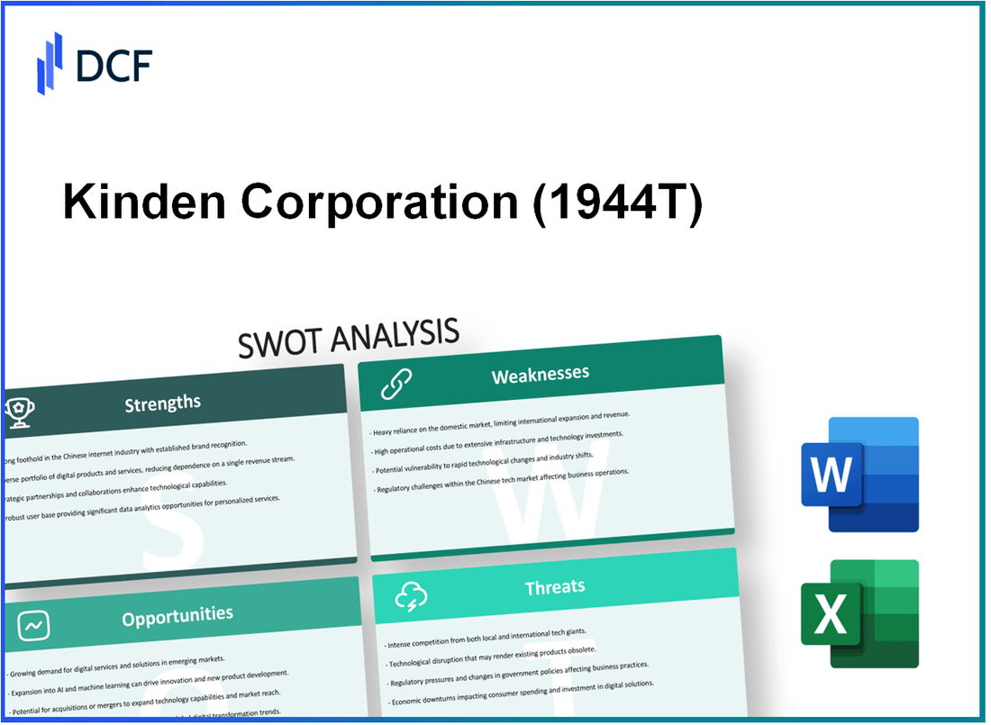 Kinden Corporation (1944.T): SWOT Analysis