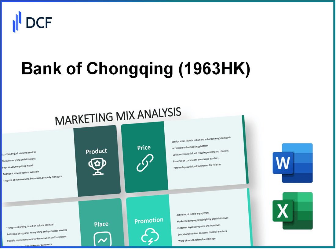 Bank of Chongqing Co., Ltd. (1963.HK): Marketing Mix Analysis