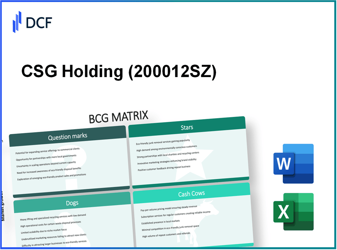 CSG Holding Co., Ltd. (200012.SZ): BCG Matrix