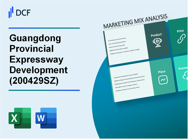 Guangdong Provincial Expressway Development Co., Ltd. (200429.SZ): Marketing Mix Analysis