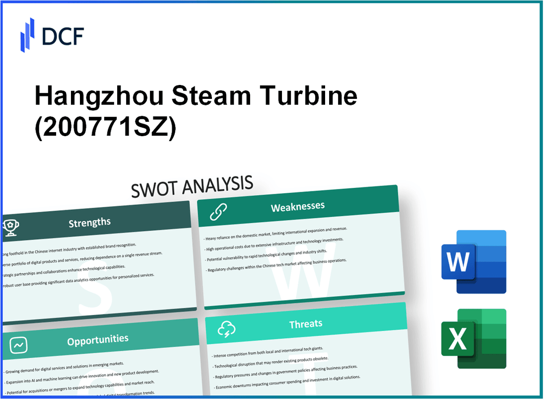 Hangzhou Steam Turbine Co., Ltd. (200771.SZ): SWOT Analysis