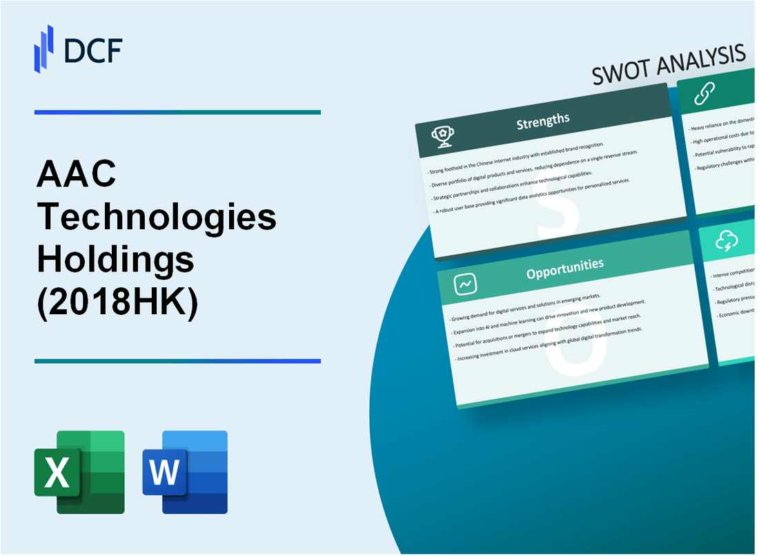 AAC Technologies Holdings Inc. (2018.HK): SWOT Analysis