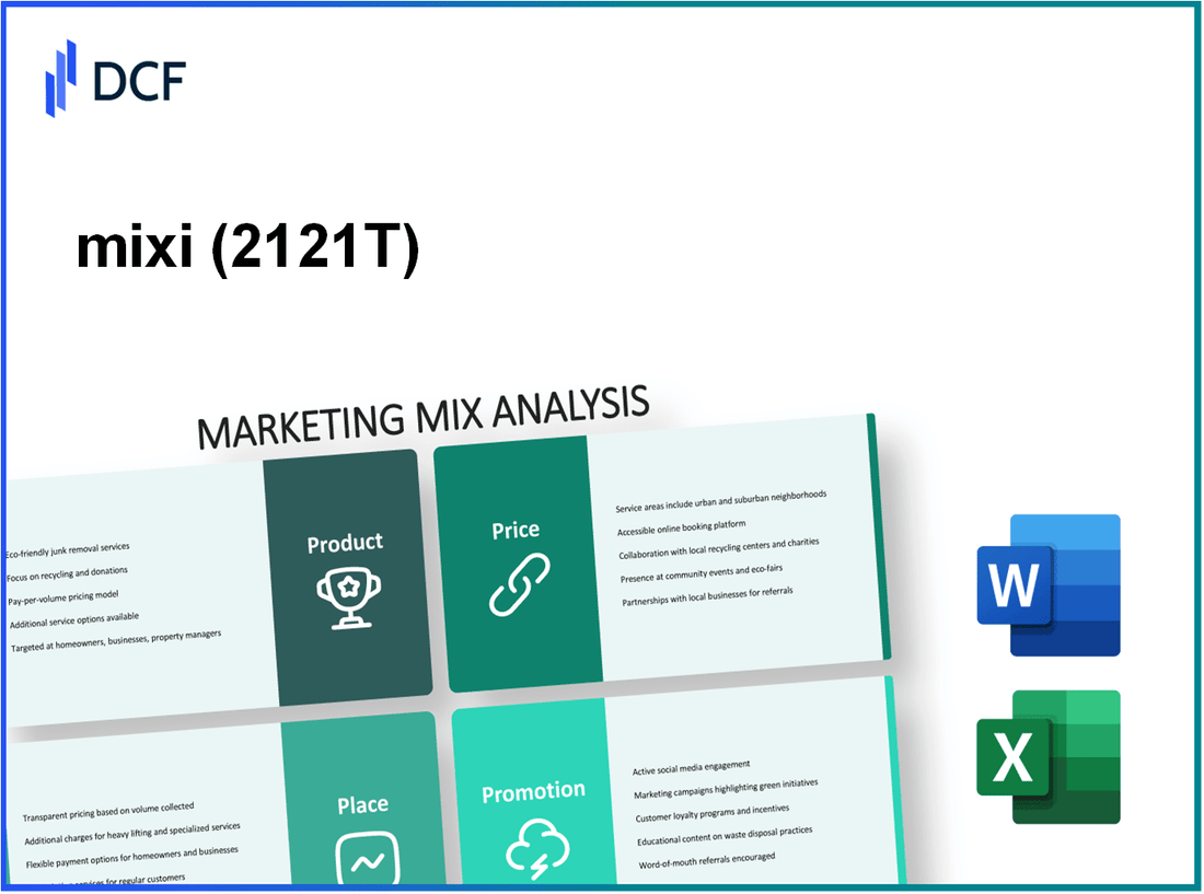 mixi, Inc. (2121.T): Marketing Mix Analysis