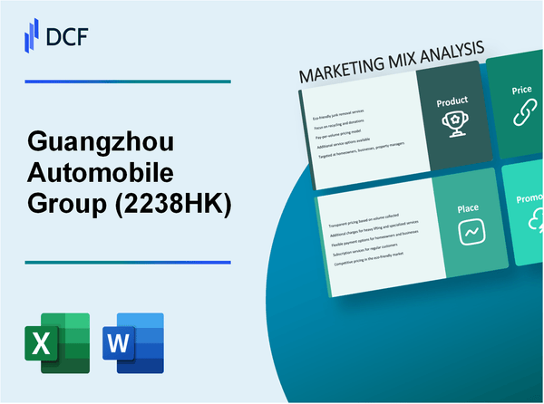 Guangzhou Automobile Group Co., Ltd. (2238.HK): Marketing Mix Analysis