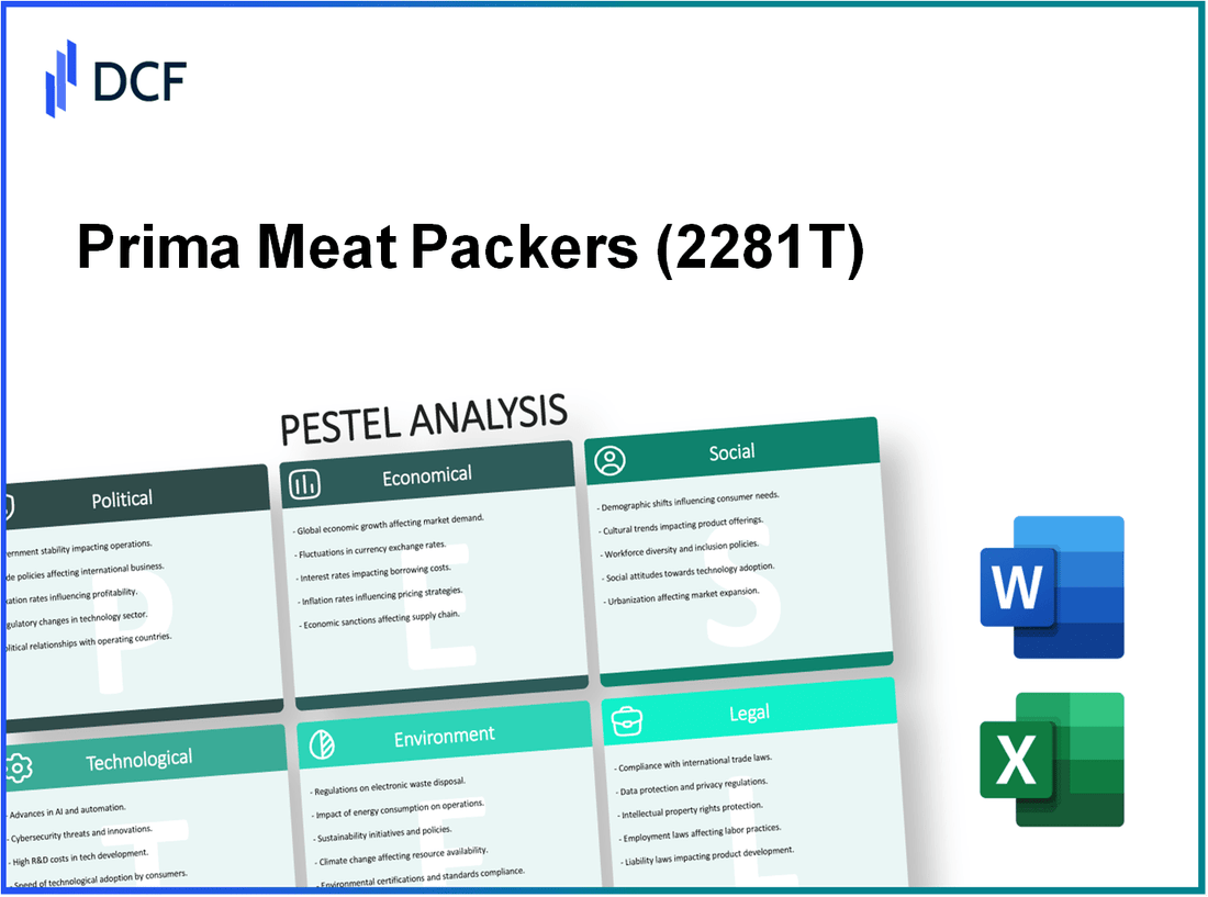 Prima Meat Packers, Ltd. (2281.T): PESTEL Analysis