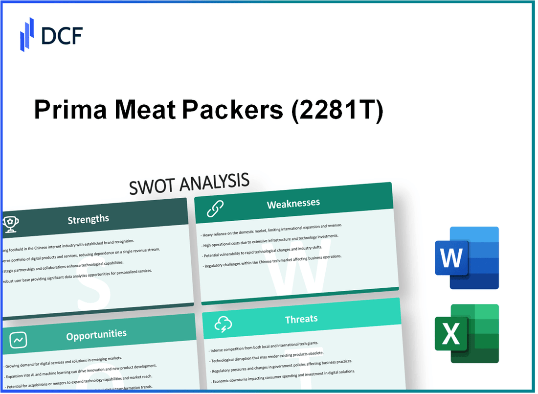 Prima Meat Packers, Ltd. (2281.T): SWOT Analysis