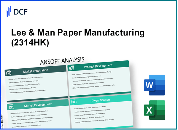 Lee & Man Paper Manufacturing Limited (2314.HK): Ansoff Matrix