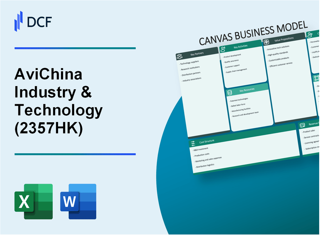 AviChina Industry & Technology Company Limited (2357.HK): Canvas Business Model