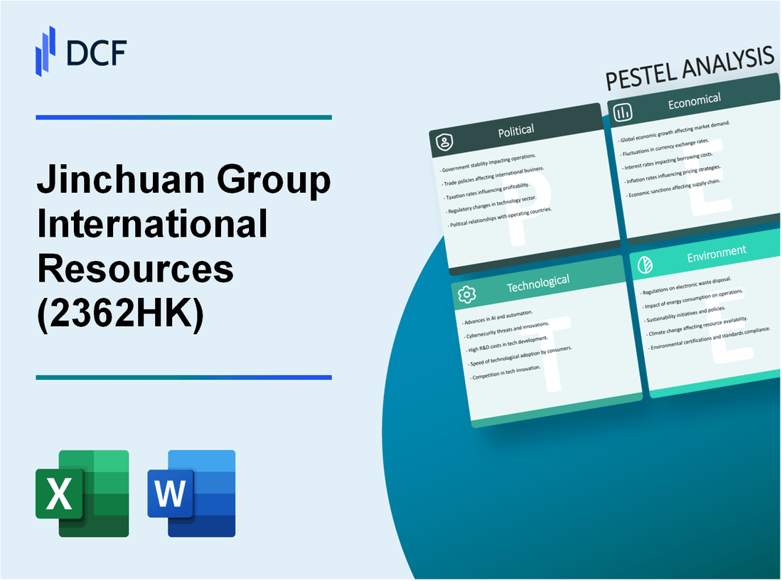 Jinchuan Group International Resources Co. Ltd (2362.HK): PESTEL Analysis