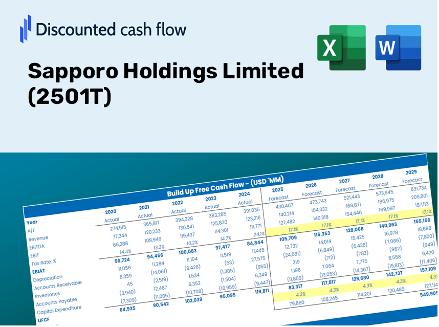 Sapporo Holdings Limited (2501T) DCF Valuation