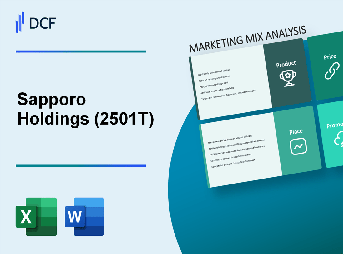 Sapporo Holdings Limited (2501.T): Marketing Mix Analysis