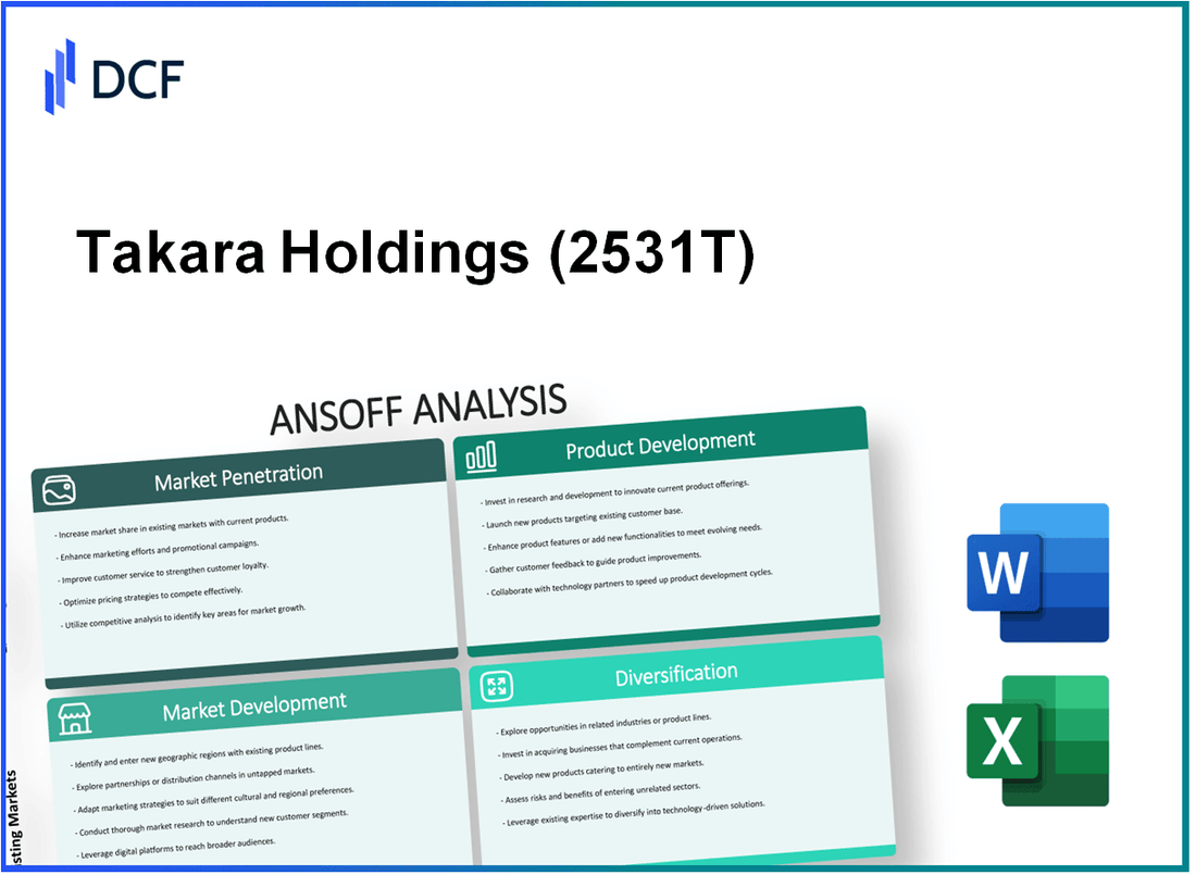 Takara Holdings Inc. (2531.T): Ansoff Matrix