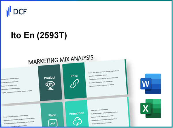 Ito En, Ltd. (2593.T): Marketing Mix Analysis