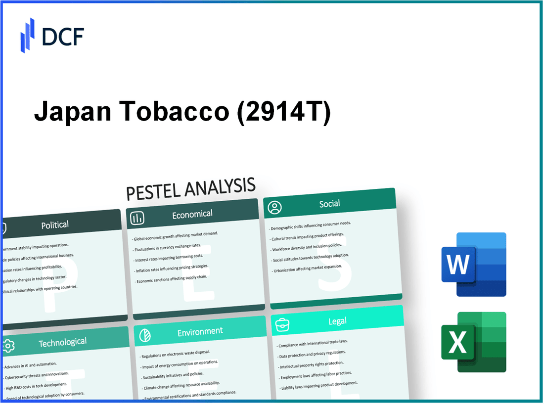 Japan Tobacco Inc. (2914.T): PESTEL Analysis